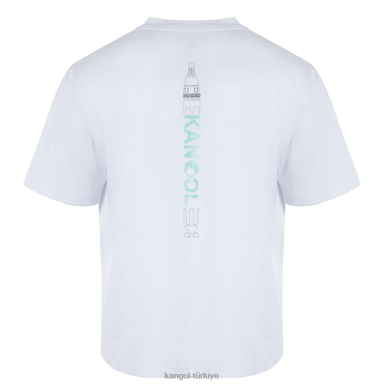 Kangol üniseks uzay roketi grafik tee HZ6F01199