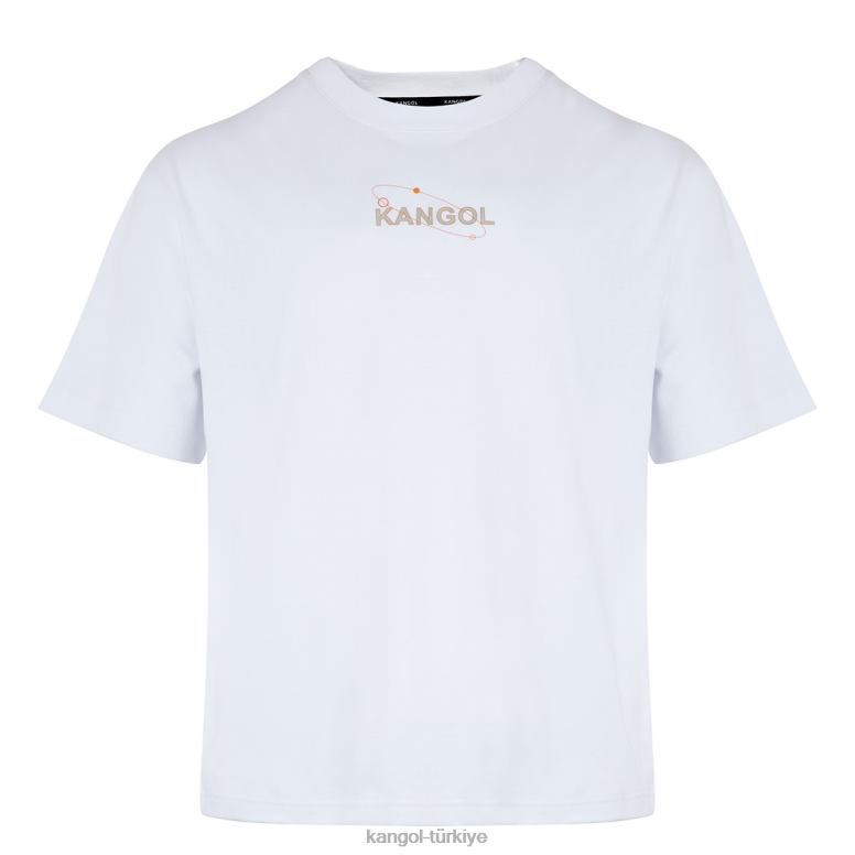 Kangol üniseks yörünge grafik tişört HZ6F01205