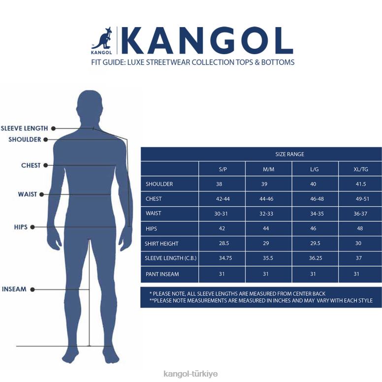 Kangol üniseks lüks koşucular HZ6F01071